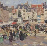 French Market  Normandy ~1911
